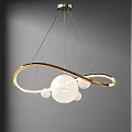 Light Luxury Chandelier 3d model
