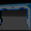 Modern Archway Design Featuring New Pattern Promoting Innovation And New Era 3d model