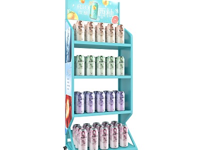 Shelf Customized Rack Display Rack Beverage Product Rack Iron Rack Roller Rack Rotating Rack Steel Structure Game Plate Jewelry Rack Vertical Display Rack Hook Shopping Mall 3d model