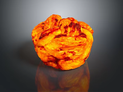 Commercial Baking Equipment Creating Artisan Braided Bread With Golden Texture 3d model