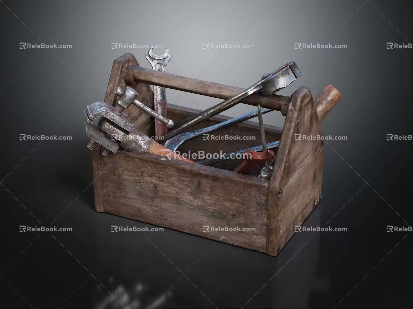 Modern Toolbox Repair Box Repair Tool 3d model