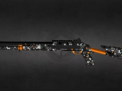 Automatic Rifle Children's Toy Rifle 3d model Automatic Rifle Children's Toy Rifle 3d model