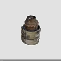 High Performance Industrial Aircraft Engine With Turbine Blades And Metal Components
