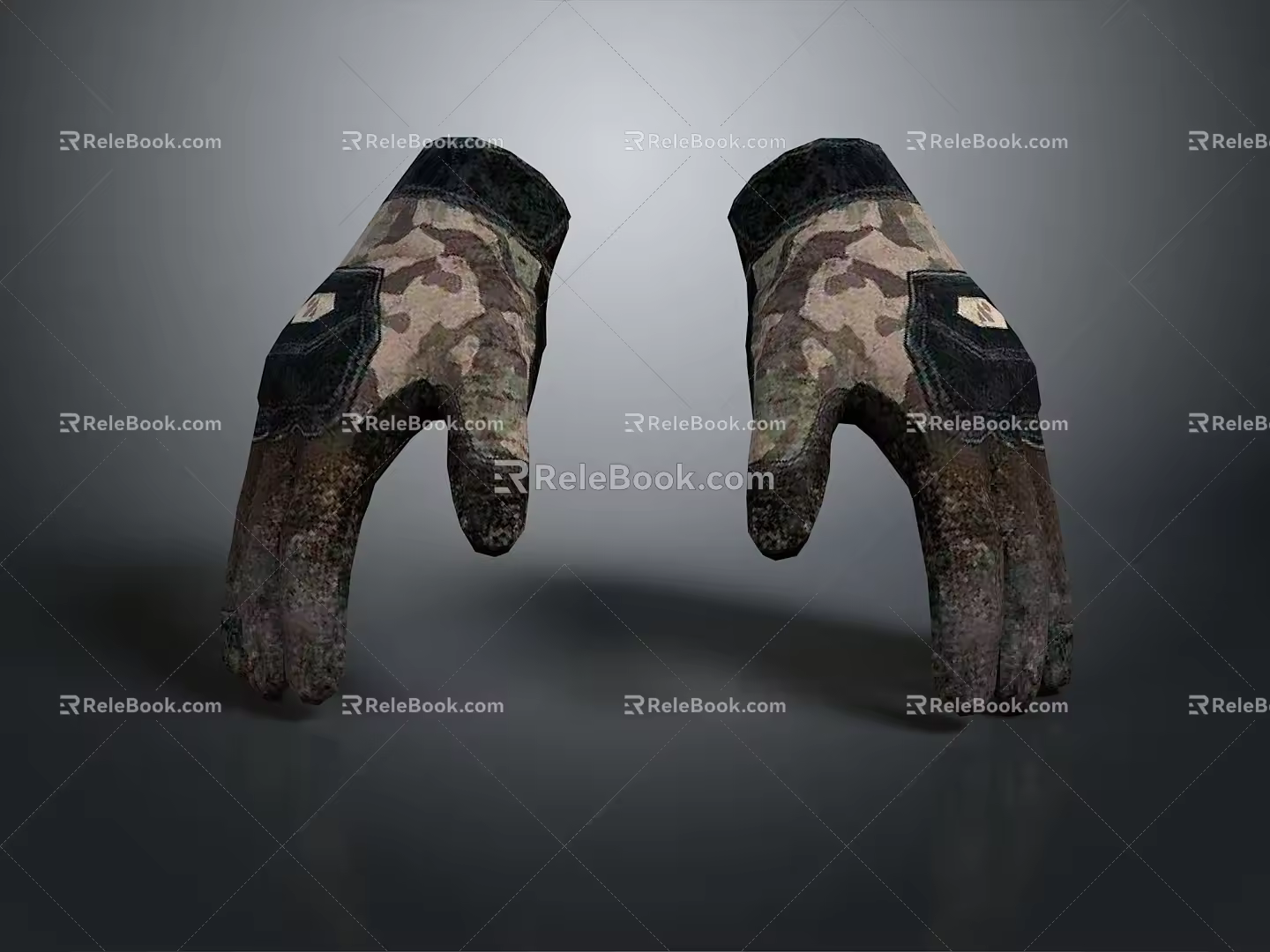 Gloves Handguard Realistic Game Items 3d model