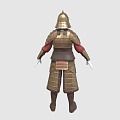 Chinese Armor Armor Armor Soldier Armor Ancient Iron Armor 3d model