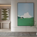 modern decorative painting 3d model