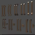 Various Stylish Furniture Handles With Classic And Modern Decorative Designs