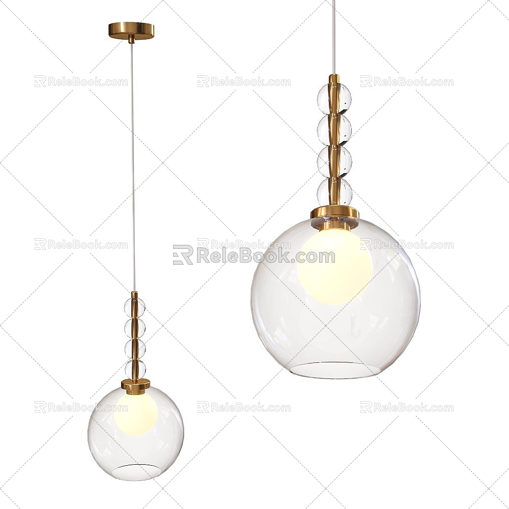 Designo Nordic glass chandelier 18w model