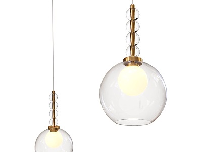 Designo Nordic glass chandelier 18w model