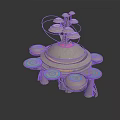 Futuristic Architecture Design With Central Tower And Multi tiered Circular Platforms