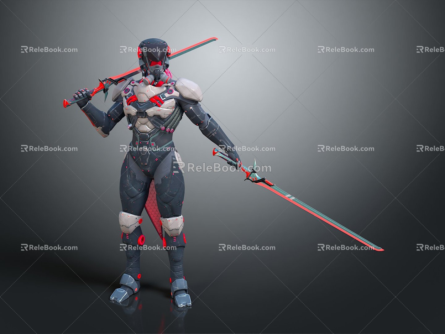 Modern Game Character Sci-fi Armor Alien Armor Sci-fi Armor High-tech Armor model