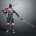 Modern Game Character Sci-fi Armor Alien Armor Sci-fi Armor High-tech Armor 3d model