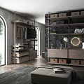 Modern Cloakroom 3d model