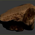 Natural Rustic Wood Slab With Intricate Grain And Textured Surface For Decorative Use
