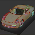 Silver Sleek Sports Car With Shiny Exterior And Modern Alloy Wheels