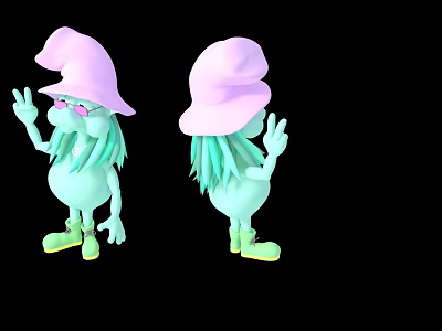 Modern Game Movie Character Cartoon Characters 3d model