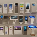 Diverse All in One Machines With Touch Screens and Modern Designs for Self Service