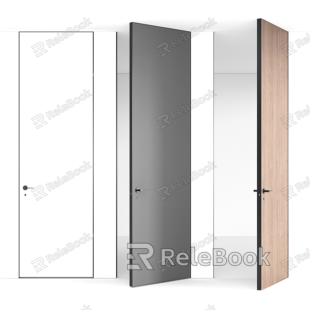 Door Flat Door Invisible Door model