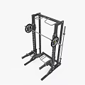 Sturdy Multifunctional Sports Equipment Squat Rack With Barbell And Weight Plates