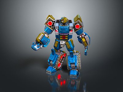 Modern Transformers Mecha Warrior Mecha Soldier Machine Warfare 3d model