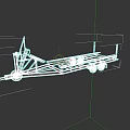 Boat Trailer With Aluminum Structure And Multiple Wheels For Transport Purpose