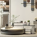 Coffee table side table 3d model