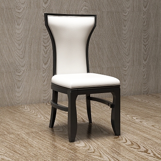 New Chinese Restaurant Dining Chair 3d model