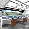 Traffic Command Center 3d model