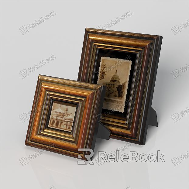 European-style photo frame model