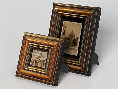 European-style photo frame model