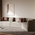Modern Multiplayer Sofa MOROSO Multiplayer Sofa 3d model