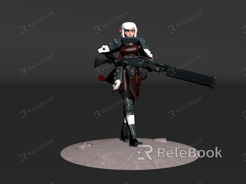 Red Moon Sniper model