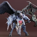 Game Monster Character Fantasy Horror Flying Object Orc Warrior 2 3d model