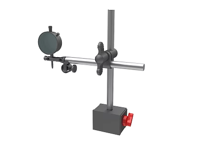 Adjustable Measuring Instrument Stand with Dial Indicator Clamp Base and Precision Measurement 3d model