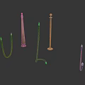 Different Metal Hooks With Various Shapes For Home Hanging Applications