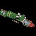 Chinese Research Vessel Xue Long 2 With CHINARE Logo And Red White Hull Design