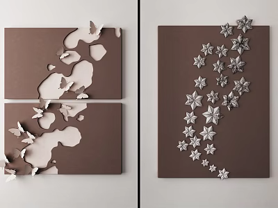 Modern Wall Decoration 3d model