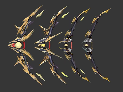 Magic Bow Modern Bow 3d model