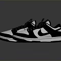 Comfortable Black And White Casual Sneakers With Lace Up Design And White Sole