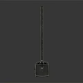 Stylish Gray Leather Box Bag With Long Shoulder Strap And Buckle Closure