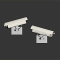 Monitor Monitoring Head Security Monitoring Camera 3d model