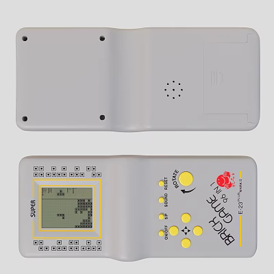 Game machine Tetris game machine toy 3d model