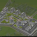 Contemporary Detached Villa Community Layout With Green Spaces And Surrounding Roads