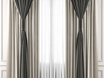 modern fabric curtain fabric curtain gauze curtain model