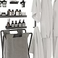 Essential Bathroom Accessories Including Towels Toiletries Towel Racks And Toilet Paper Holders