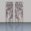 Modern Decorative Hinged Doors With Intricate Tree Pattern For Interior Design