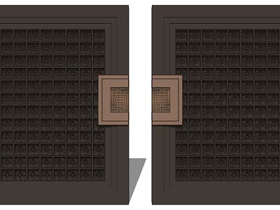 New Chinese Style Gate Villa Gate model