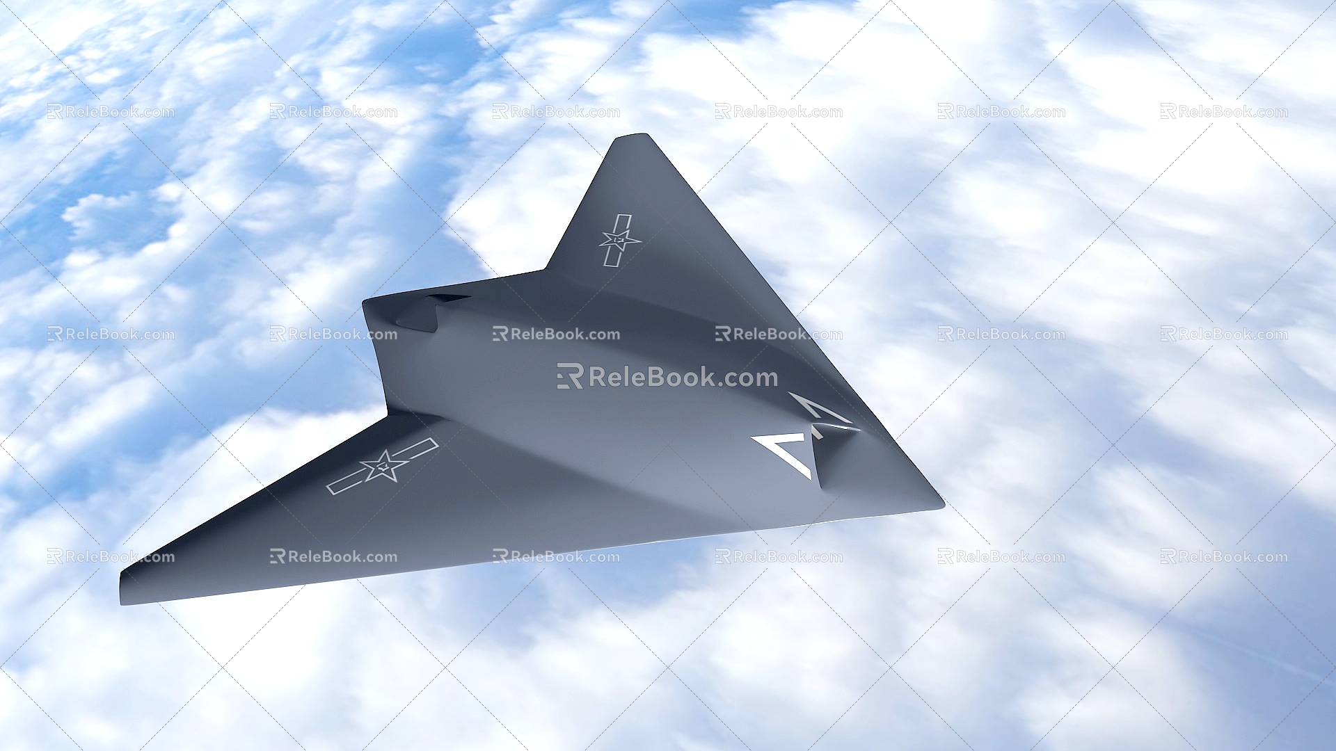 Unmanned Fighter Attack 11 Fighter Fighter Fighter Aircraft Aviation Aircraft 3d model