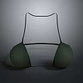 Women's Green Daily Use Bra with Thin Black Straps and Comfortable Soft Cups