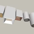 Modern downlight open-mounted downlight spotlight 3d model
